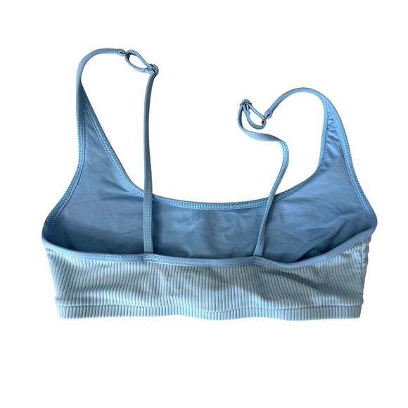 Frankie's Bikinis Light Blue Greer Bikini Top Size Small - Picture 2 of 3